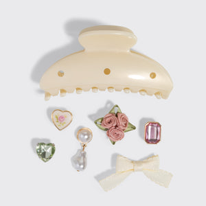 kitsch-kitschpop-curved-claw-clip-charms-in-pearlized-cream-gebogene-haarklammer image 6