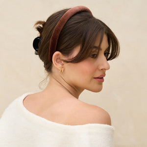 kitsch-satin-velvet-headbands-duo-schwarz-schoko image 7