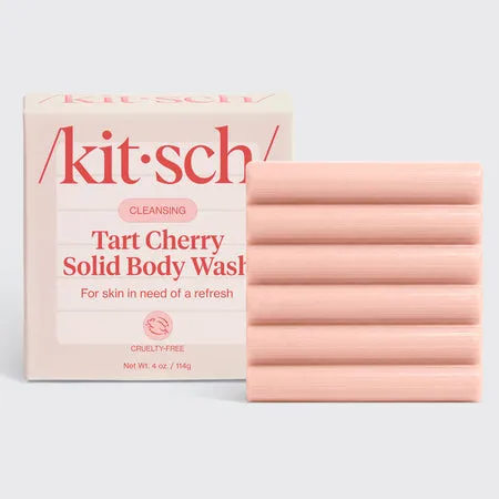 kitsch-tart-cherry-solid-body-wash-festes-duschgel-body-wash-bar image 1