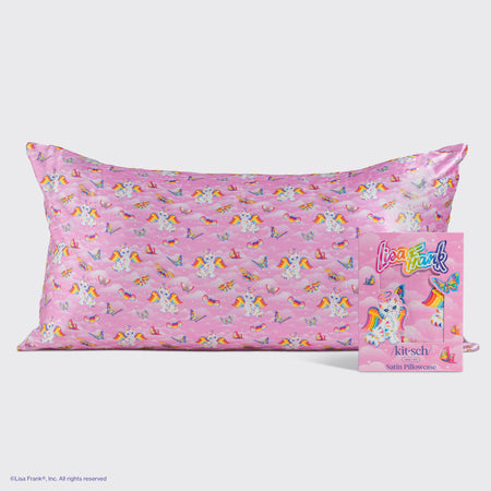 kitsch-x-lisa-frank-satin-kopfkissenbezug-angel-kitty-king-4er-pack image 1