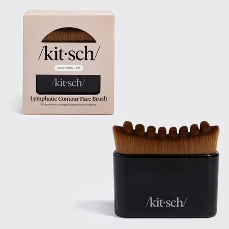 kitsch-lymphatische-kontur-gesichtsreinigungsb-rste-schwarz-gesichtsb-rste image 1