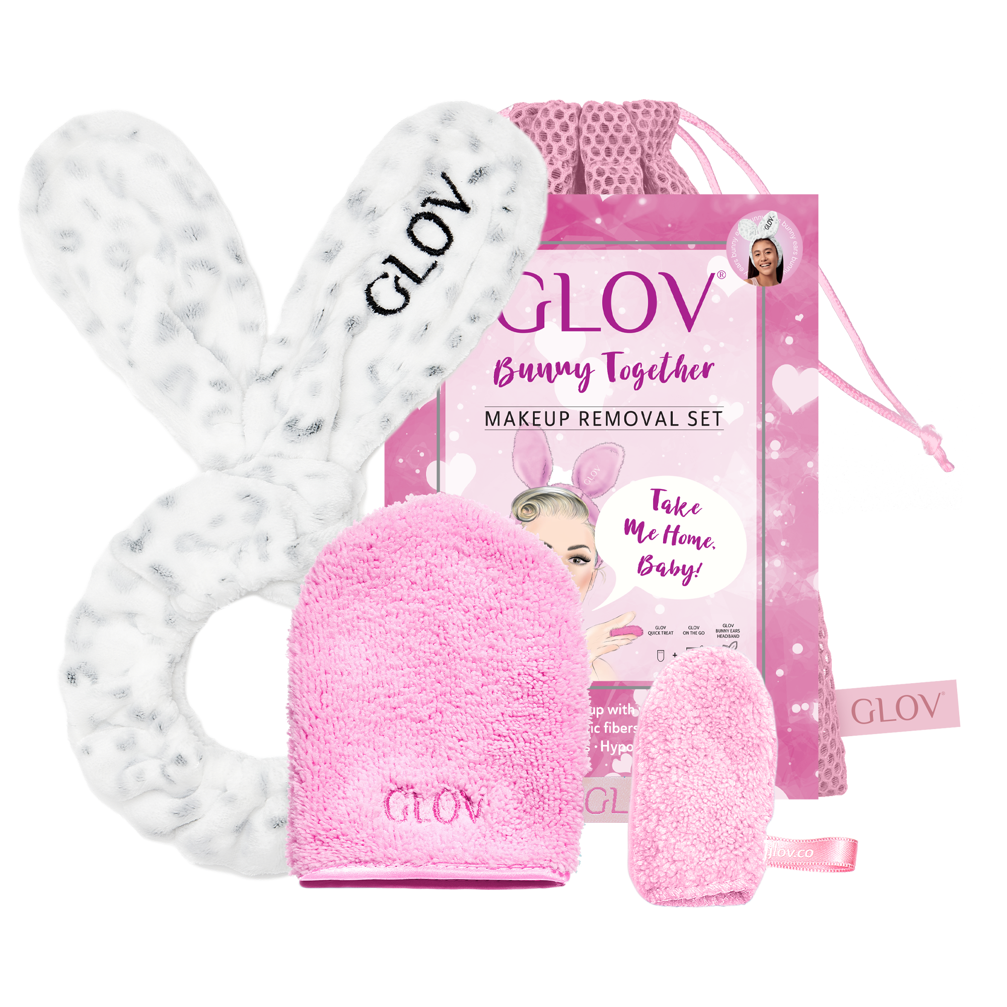 glov-bunny-together-gesichtspflege-set-abschminkhandschuh-set image 1