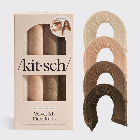 kitsch-eucalyptus-velvet-xl-flexi-rods-4er-set-lockenwickler-ohne-hitze image 1
