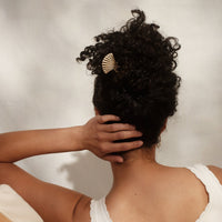 kitsch-metal-clam-shell-french-hair-pin-gold-franz-sische-metall-haarspange-musc image 6