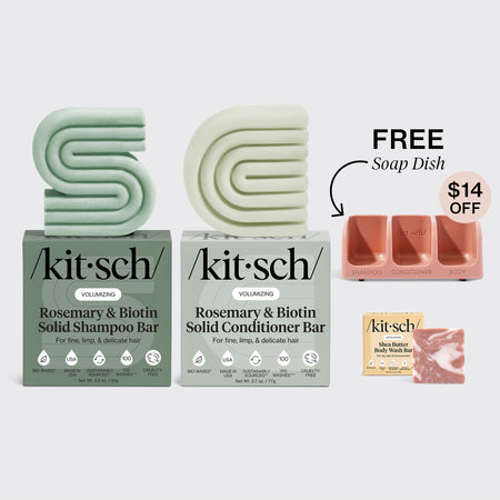kitsch-volumizing-rosemary-terracotta-seifenschalen-bundle-mit-shampoo-condition image 1