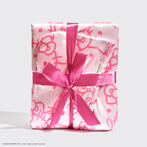 kitsch-x-hello-kitty-satin-glazey-pink-kitty-faces-gewichtete-wellness-decke-mit image 6