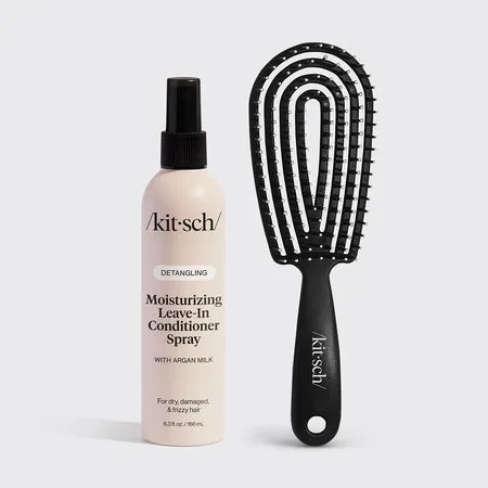 kitsch-black-detangling-bundle-b-rste-leave-in-conditioner image 1