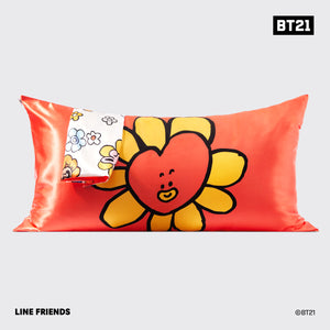 kitsch-x-bt21-satin-kopfkissenbezug-tata-king image 6