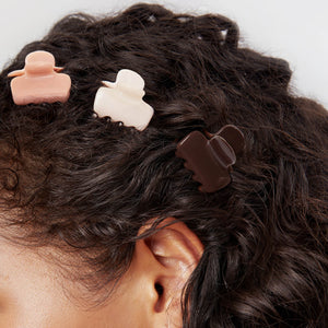 kitsch-rosewood-cloud-claw-clips-8pc-set-mini-mini-haarklammern image 2