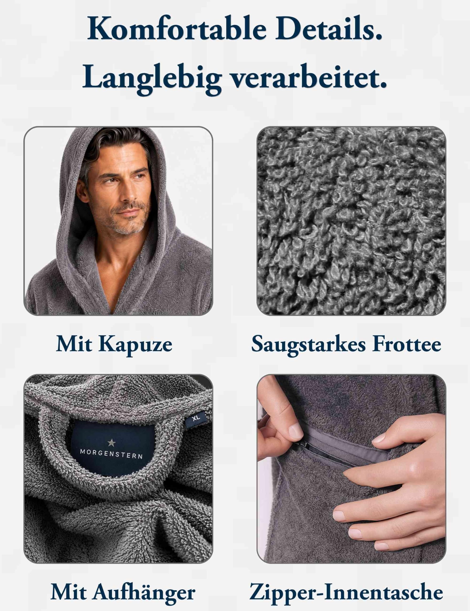 morgenstern-cadiz-bademantel-herren-mit-kapuze-frottee-100-baumwolle-lang image 3