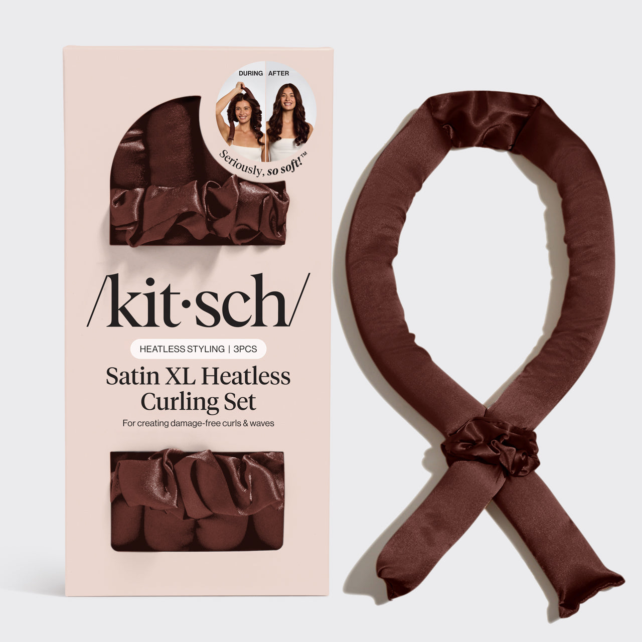 kitsch-chocolate-xl-satin-heatless-curling-set-lockenband-39-inch image 2