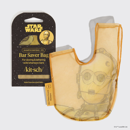 kitsch-star-wars-shampoo-bar-saver-bag-c-3po-seifenbeutel-f-r-festes-shampoo image 1