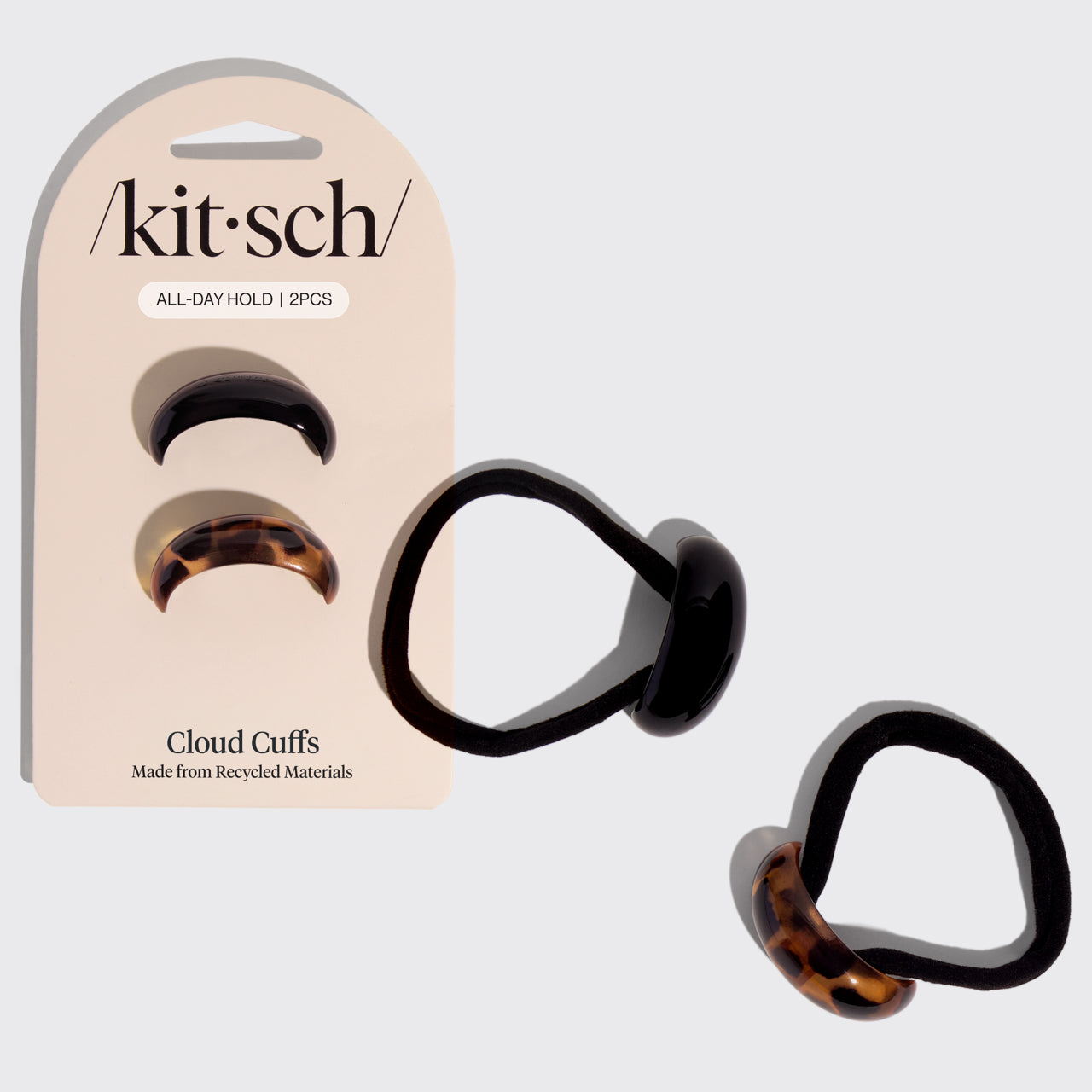 kitsch-black-tort-cloud-cuffs-small-haar-cuff-f-r-feine-z-pfe image 2