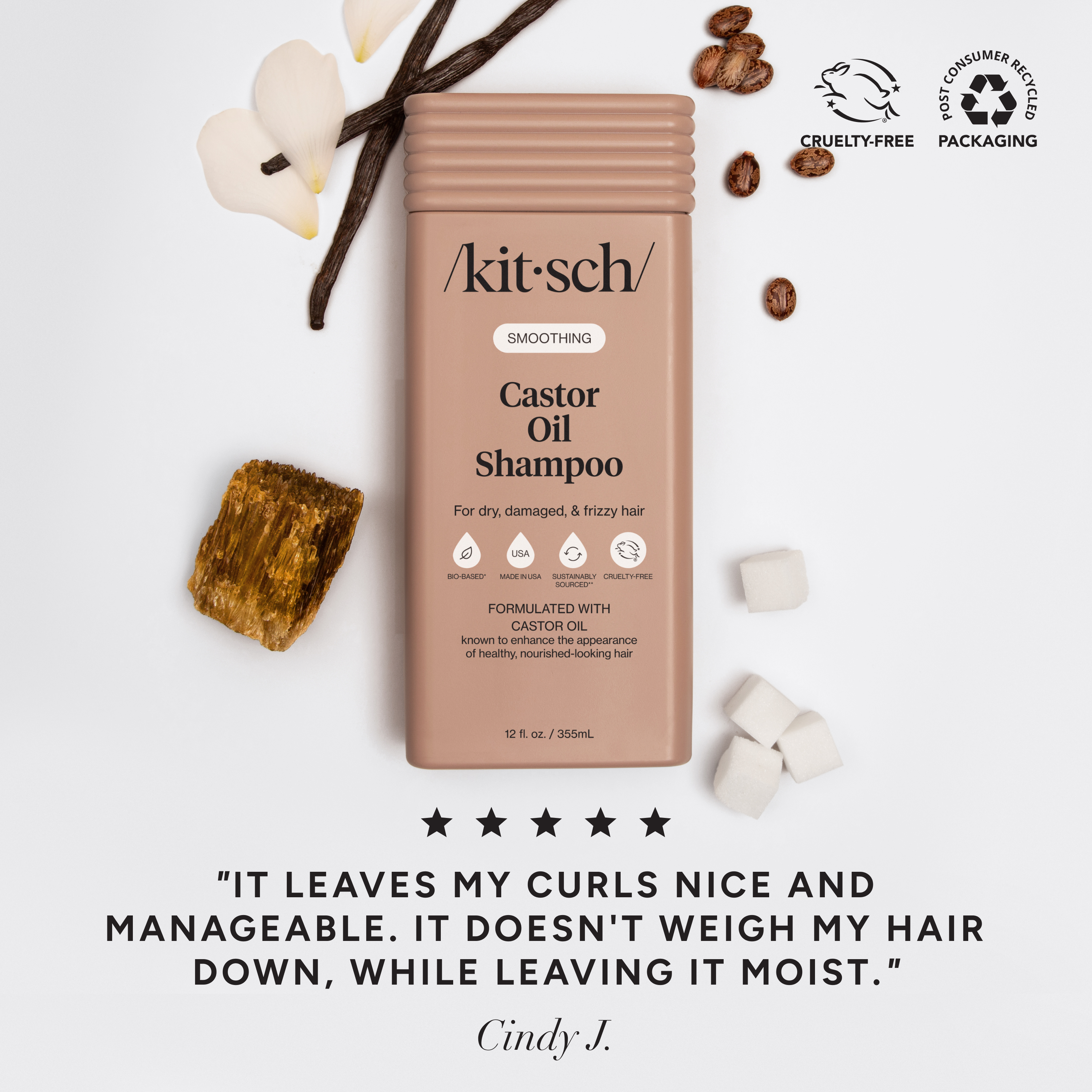 kitsch-castor-oil-nourishing-shampoo image 4