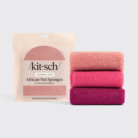 kitsch-african-net-sponge-berry-pink image 1