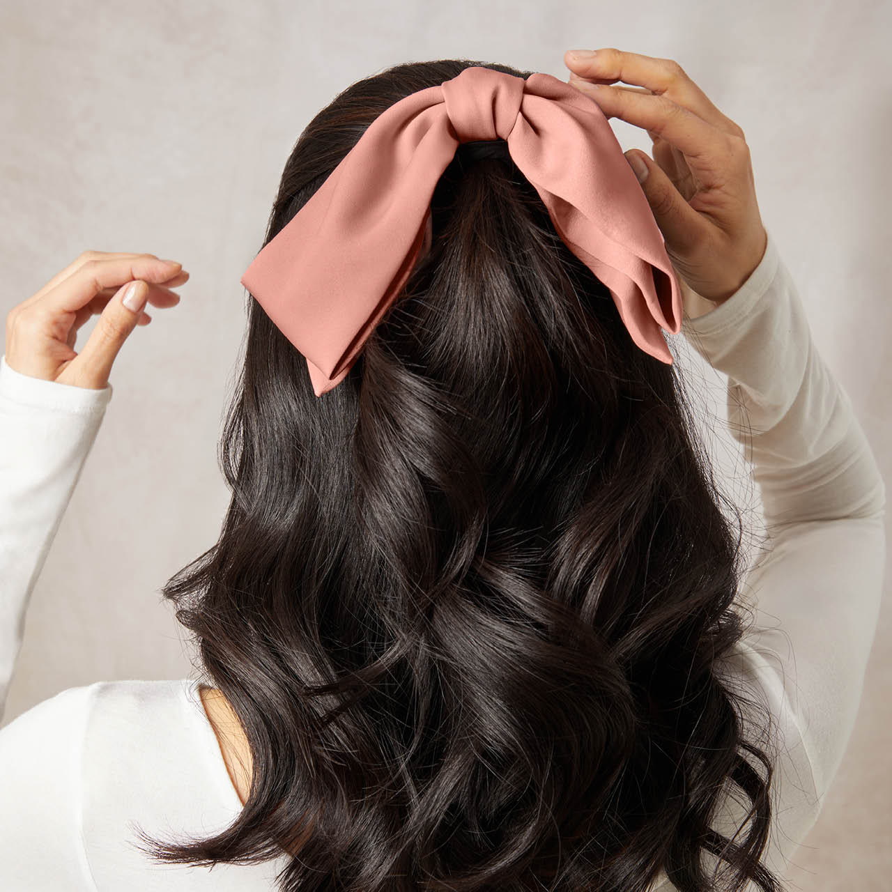 kitsch-rosewood-bow-hair-clip-gro-e-schleifen-haarspange image 3