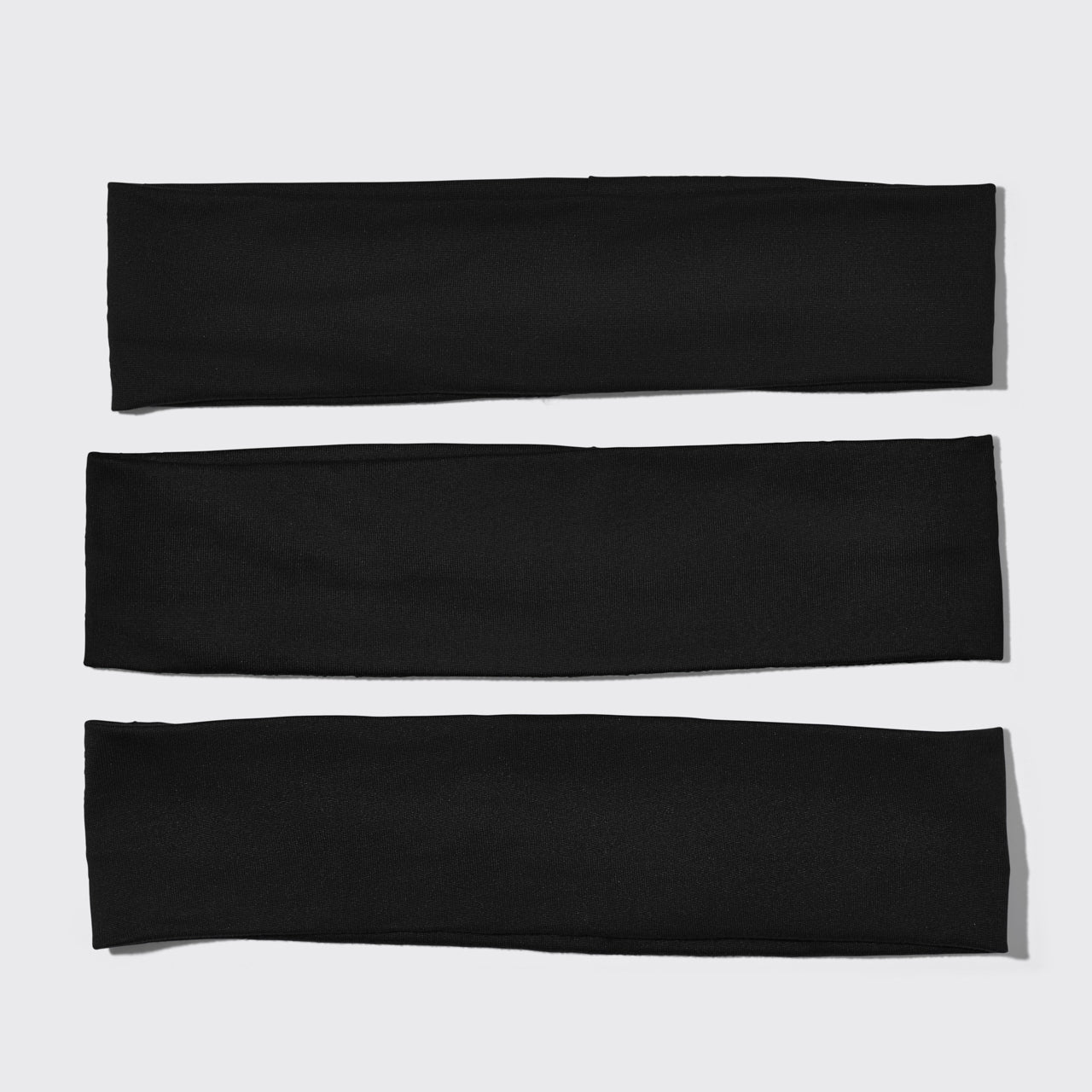 kitsch-black-active-headbands-stirnband-3er-set-schwarz image 4