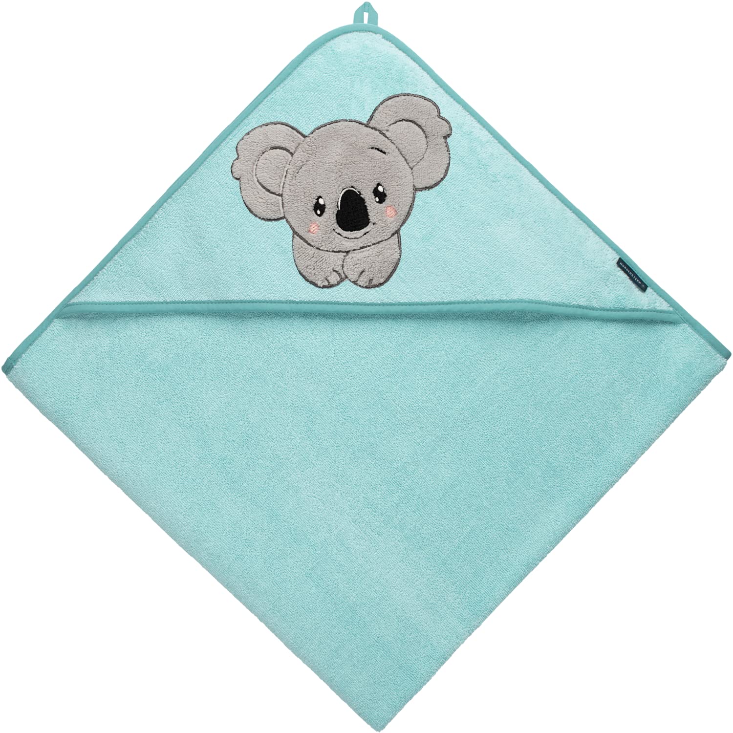 morgenstern-kapuzenhandtuch-kinder-baby-100x100-cm-koala-100-baumwolle image 2