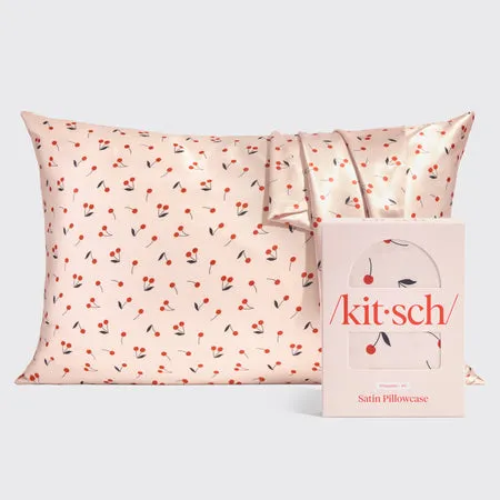 kitsch-satin-kopfkissenbezug-cherry-print-4er-pack image 1