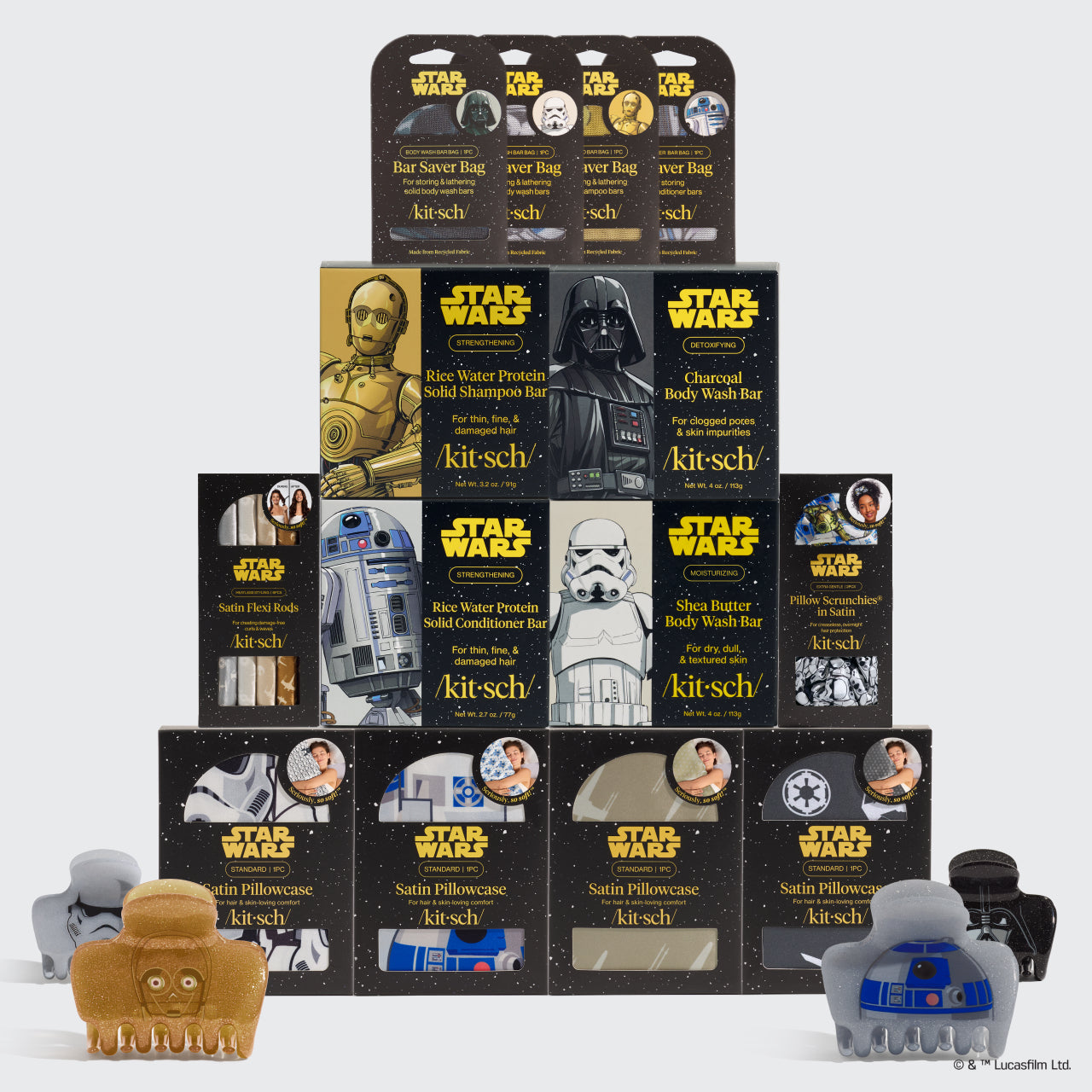 kitsch-star-wars-ultimate-collector-s-bundle-satin-kopfkissenbezug-haar-styling- image 2