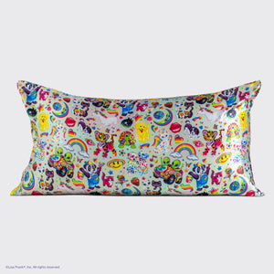 kitsch-x-lisa-frank-satin-kissenbezug-fantastic-world-king-einzelbezug image 8