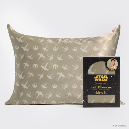 kitsch-star-wars-satin-kopfkissenbezug-rebel-alliance-2er-pack-gold-print-66x48- image 1