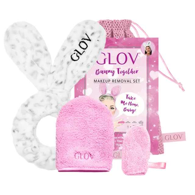 glov-bunny-together-gesichtspflege-set-abschminkhandschuh-set image 1