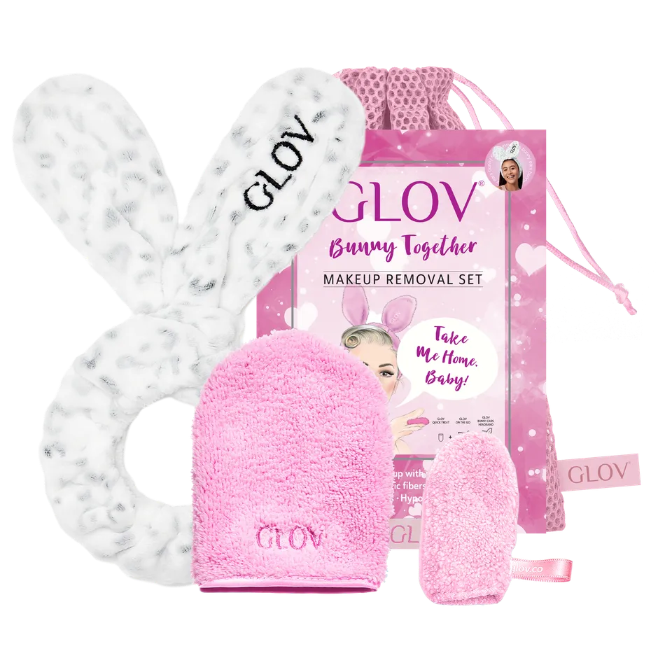 glov-bunny-together-gesichtspflege-set-abschminkhandschuh-set image 1
