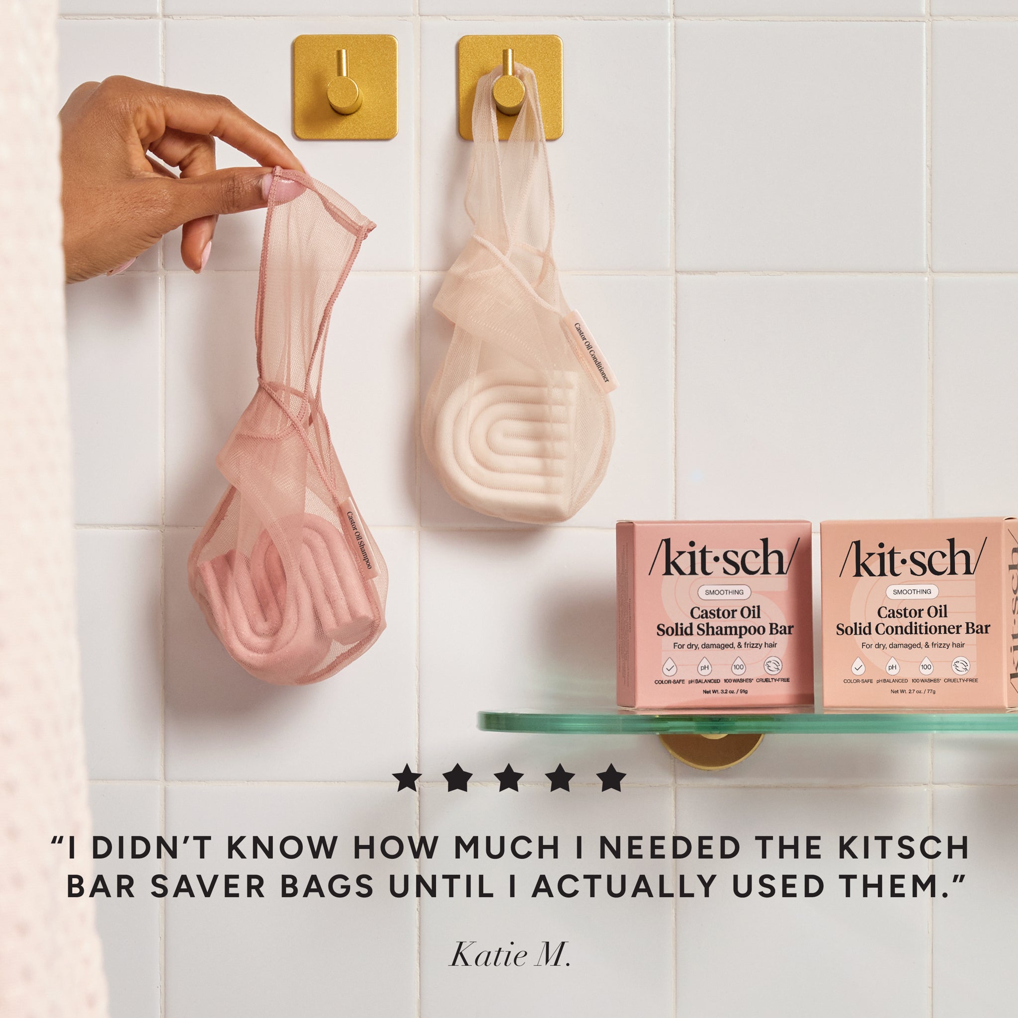 kitsch-castor-oil-conditioner-bar-saver-bag-beschriftete-aufbewahrung image 3
