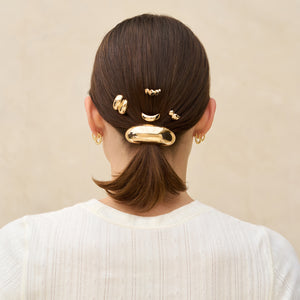 kitsch-gold-metal-pony-pins-haarspangen-3er-set-gold image 7