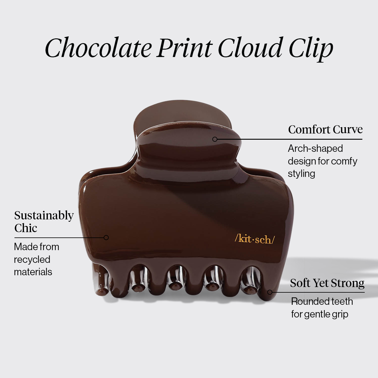 kitsch-chocolate-cloud-claw-clip-haarklammer-gro image 4