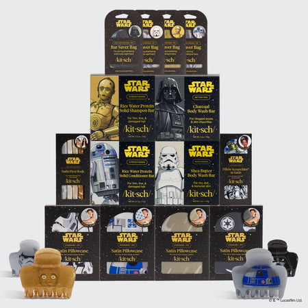 kitsch-star-wars-ultimate-collector-s-bundle-satin-kopfkissenbezug-haar-styling- image 1
