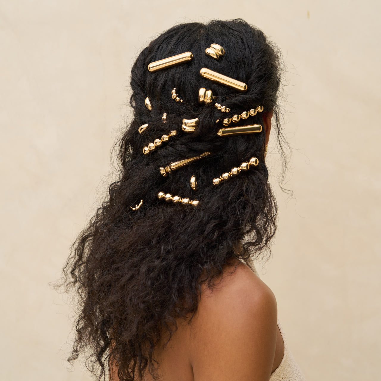 kitsch-gold-metal-pony-pins-haarspangen-3er-set-gold image 5