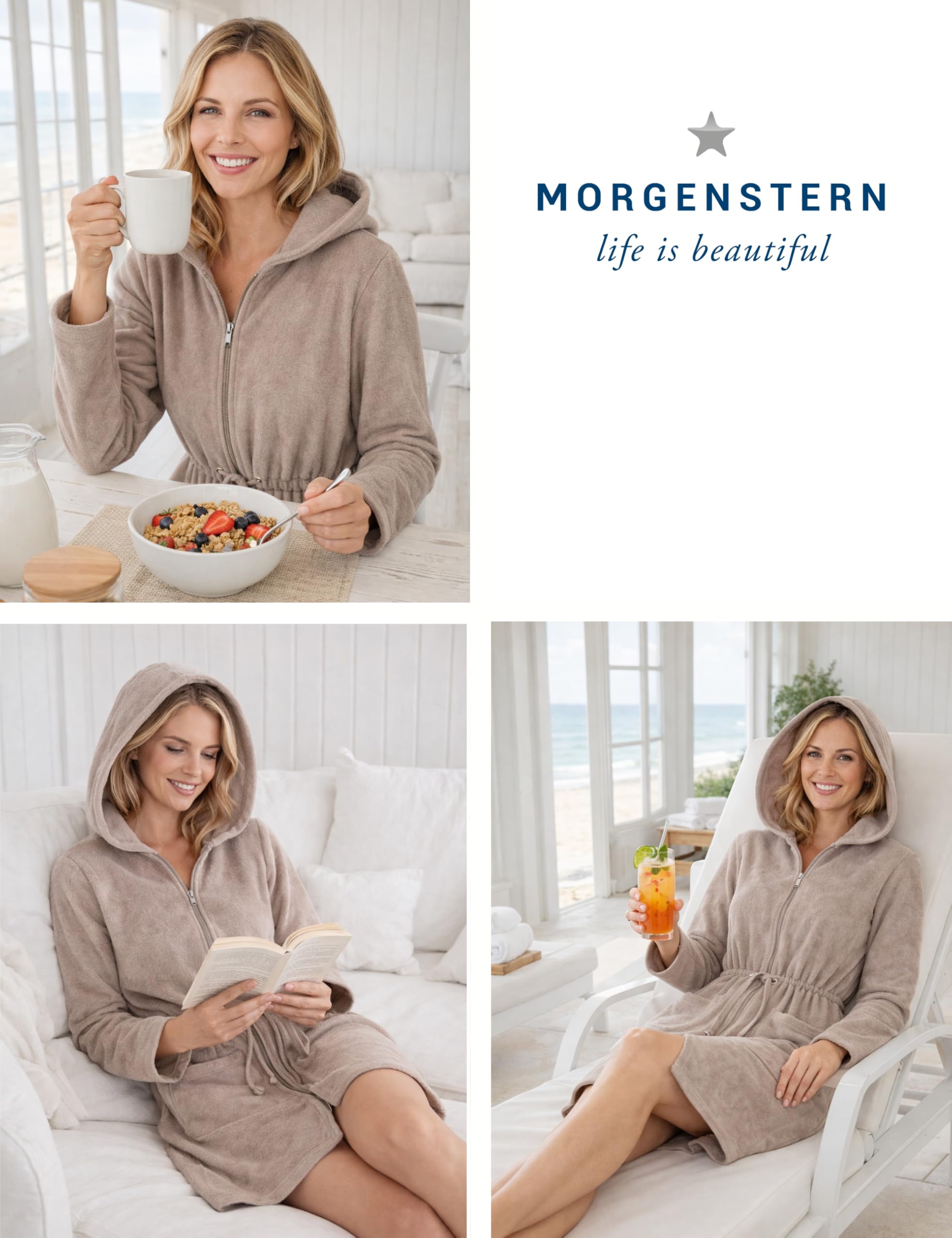 morgenstern-emily-bademantel-damen-mit-rei-verschluss-und-kapuze-frottee-kurz-le image 6
