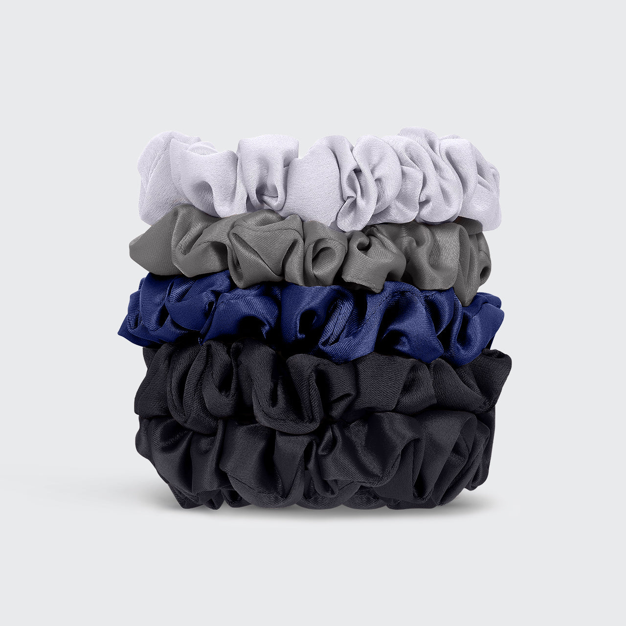 kitsch-midnight-satin-petite-scrunchies-5pc-set image 4