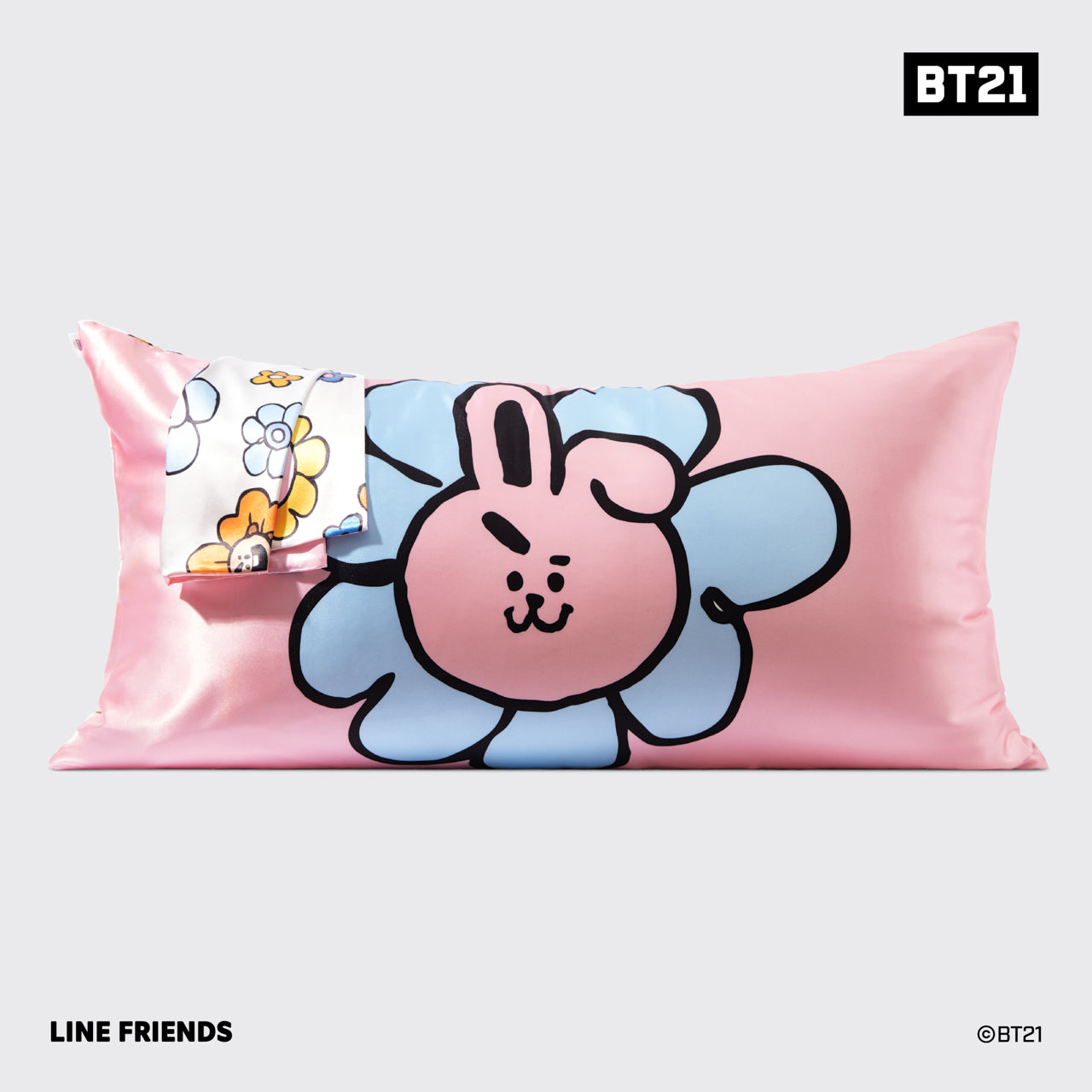 kitsch-x-bt21-satin-kissenbezug-cooky-king image 7
