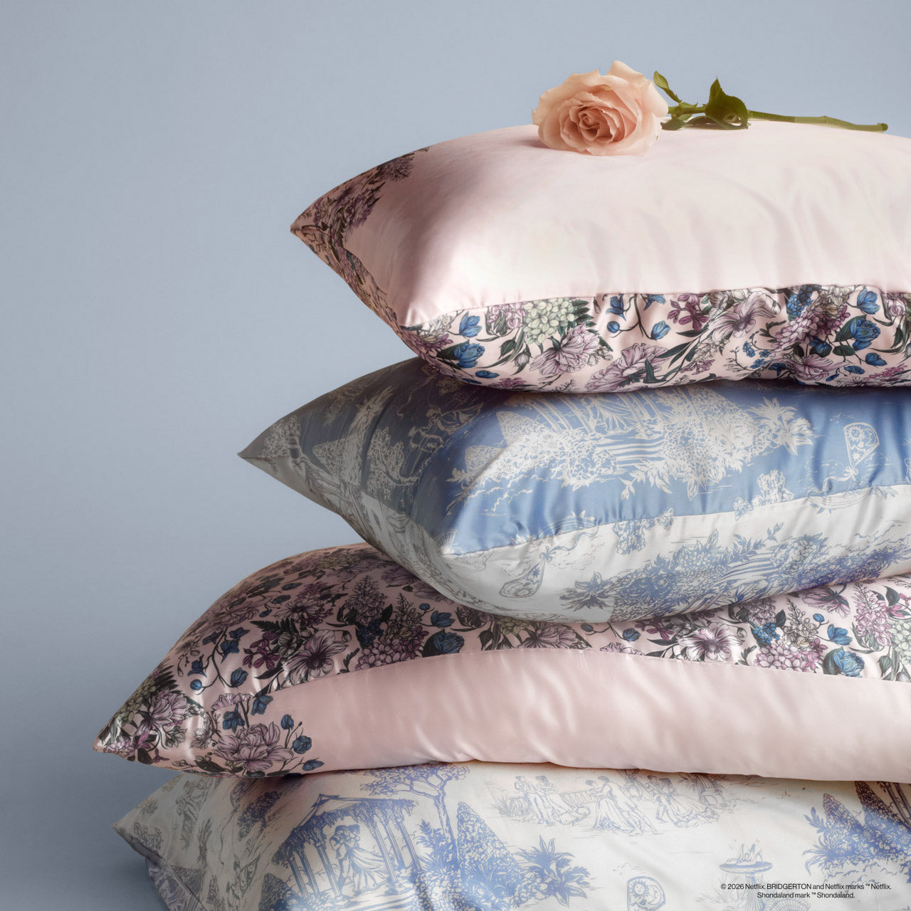 kitsch-bridgerton-satin-pillowcase-wisteria-king-satin-kissenbezug image 7