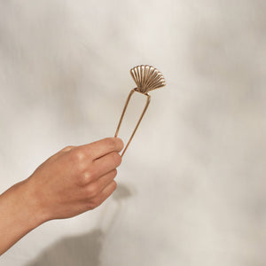 kitsch-metal-clam-shell-french-hair-pin-gold-franz-sische-metall-haarspange-musc image 4