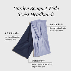 kitsch-garden-bouquet-breite-twist-haarb-nder-2er-set image 2