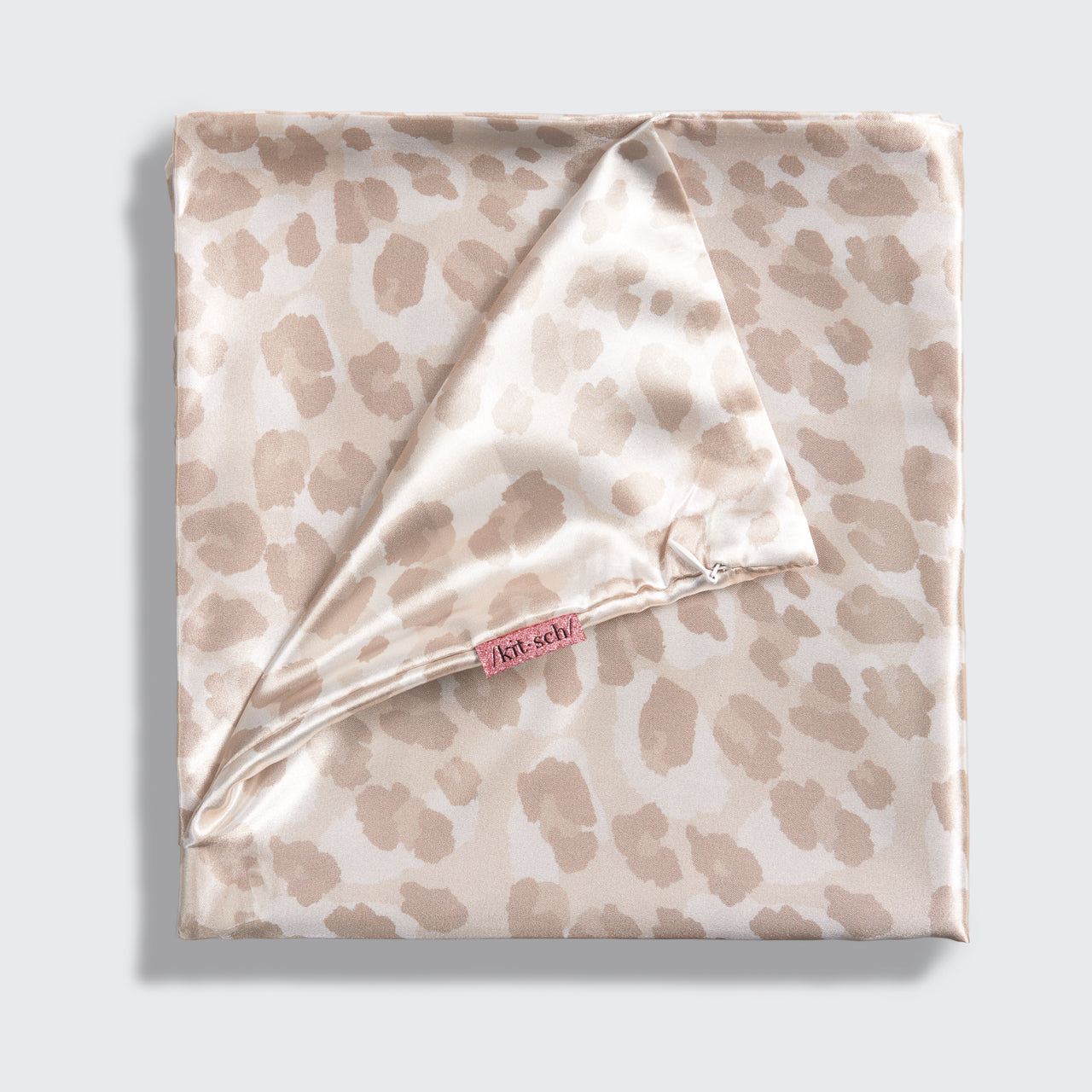 kitsch-satin-pillowcase-leopard-4er-pack-king-91x48-cm image 4