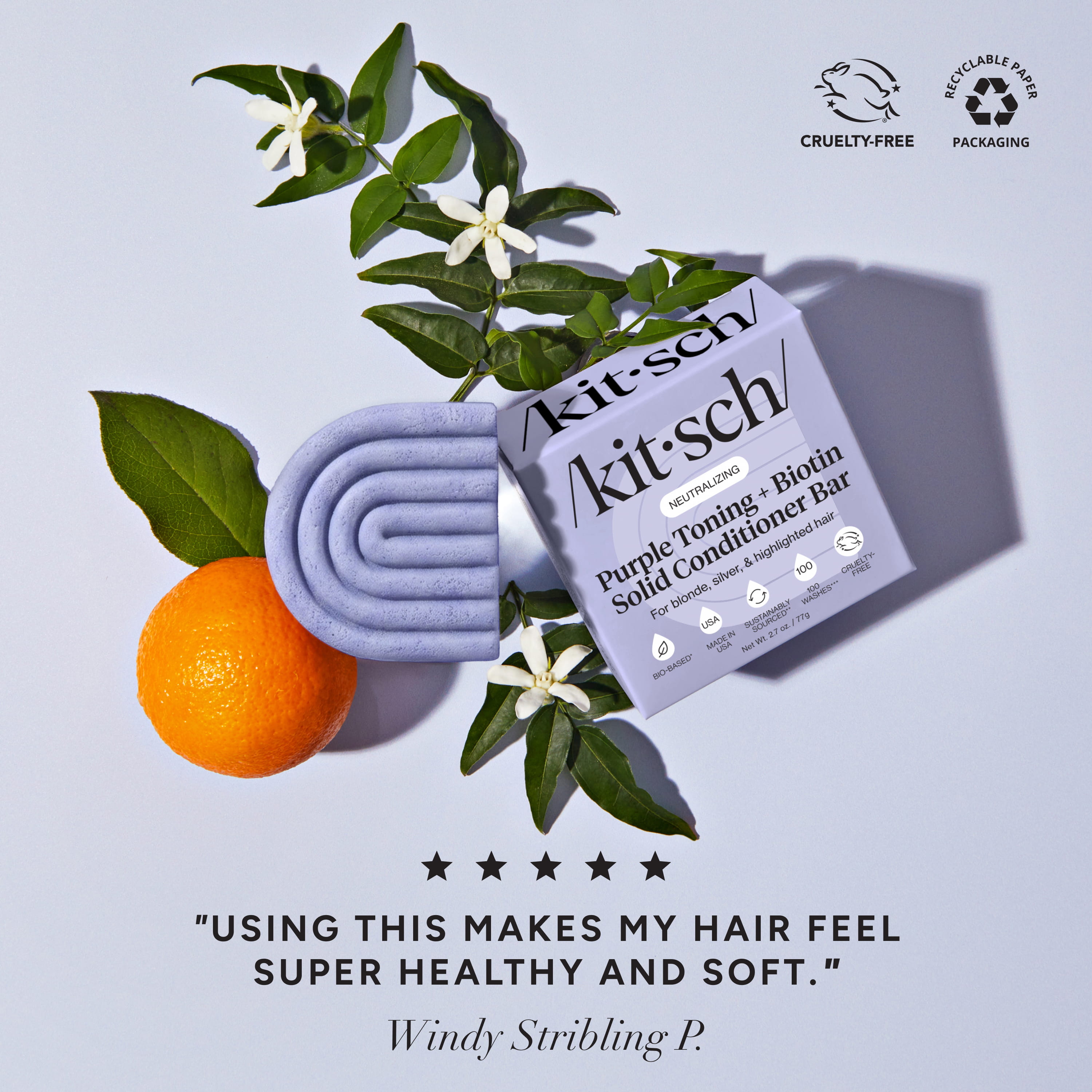 kitsch-purple-toning-conditioner-bar-feste-silbersp-lung-mit-biotin image 3