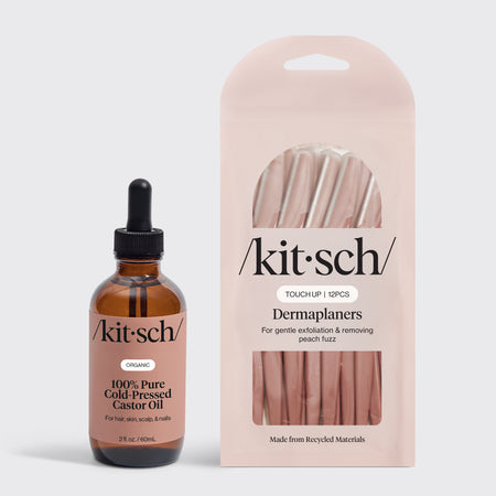 kitsch-100-castor-oil-2oz-gratis-eco-dermaplaner image 1