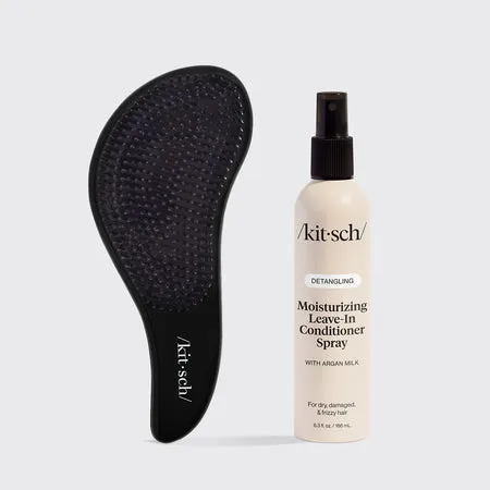 kitsch-leave-in-conditioner-brush-bundle-argan-milk-entwirrb-rste image 1