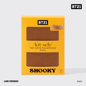 kitsch-x-bt21-satin-kopfkissenbezug-shooky-king image 4