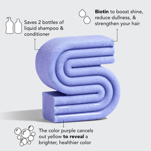 kitsch-purple-shampoo-conditioner-bar-mit-biotin-caddy-bundle-festes-silbershamp image 2