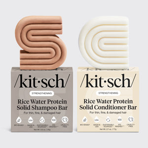 kitsch-spring-welcome-kit-rice-water-shampoo-bar-conditioner-bar-set image 7