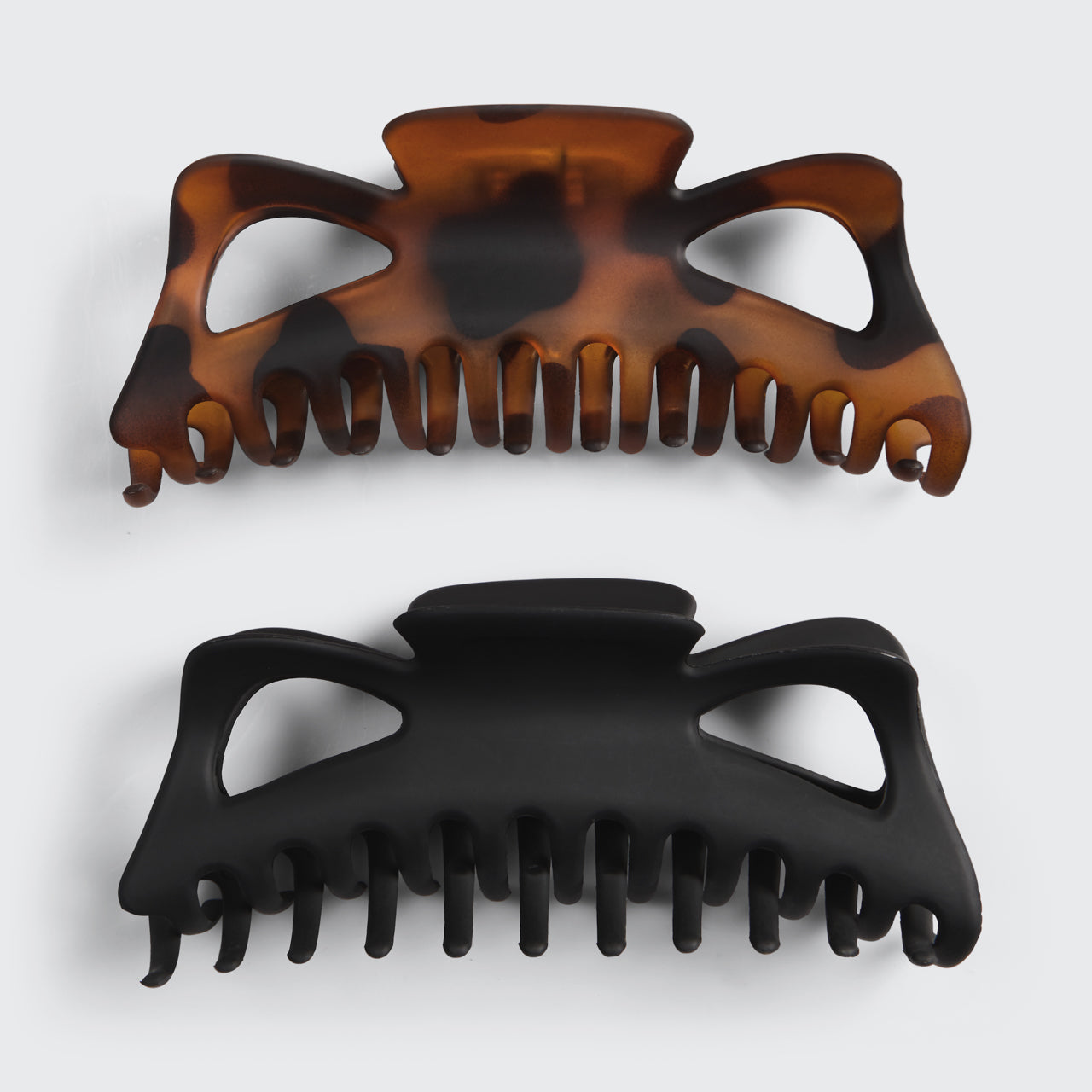 kitsch-classic-claw-clips-jumbo-14-cm-schwarz-tort-2er-set image 4