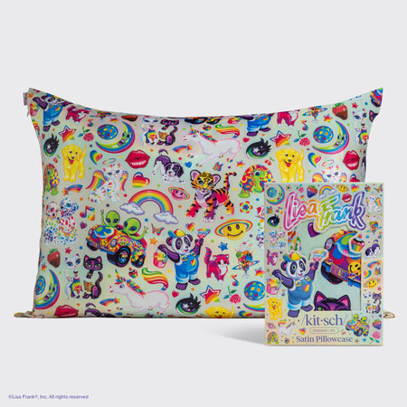 kitsch-x-lisa-frank-satin-kissenbez-ge-2er-pack-queen-standard-the-fantastic-wor image 1