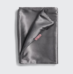 kitsch-satin-kopfkissenbezug-charcoal-4er-pack-queen-standard-66x48-cm image 2