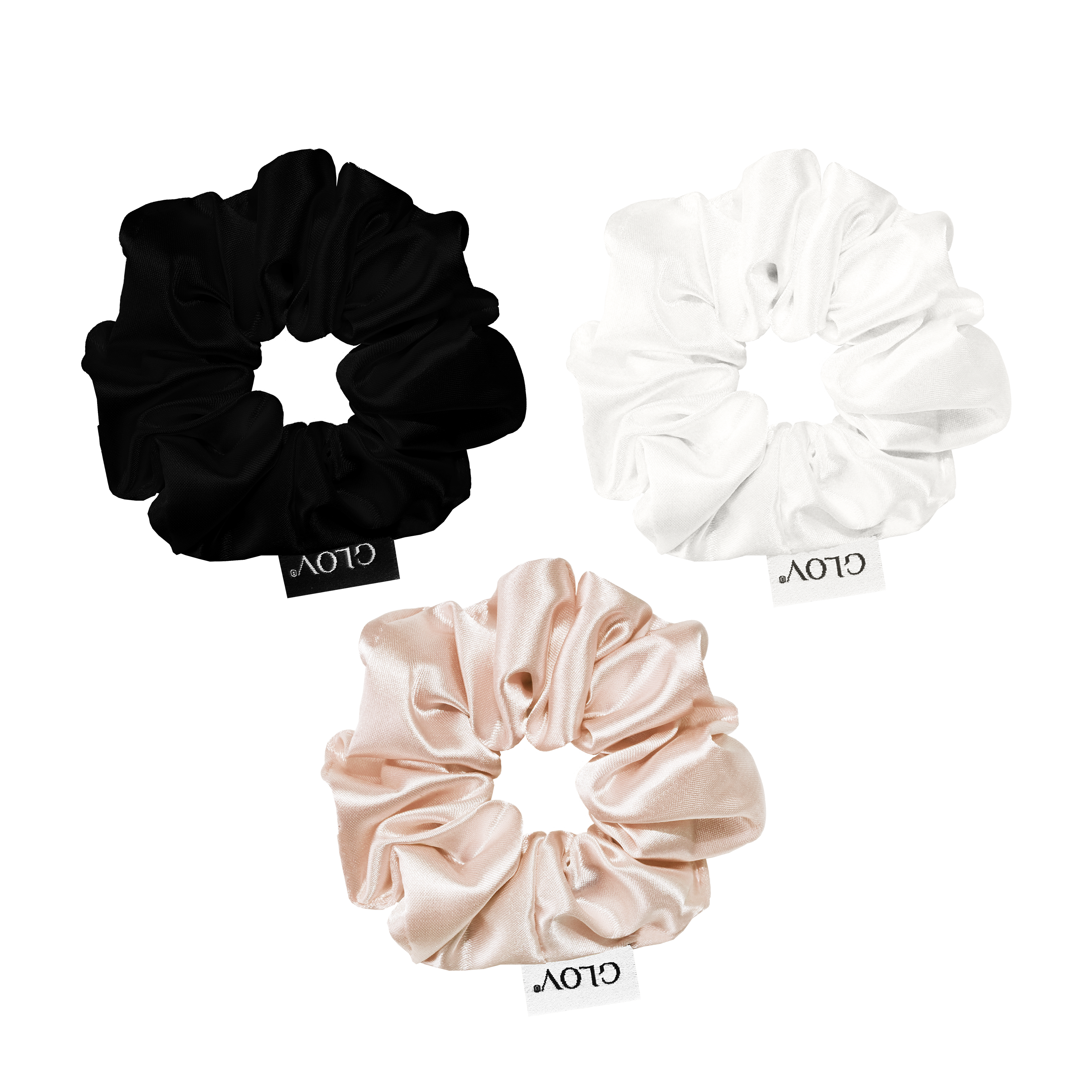 glov-scrunchies-3er-pack-seidenweiche-haargummis-ohne-abdr-cke image 1